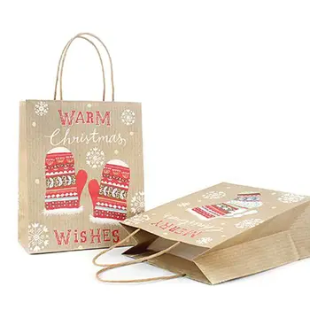 

24 Pcs Paper Christmas Craft Bag Assortment/CHRISTMAS/HOLIDAY wrap 67JB