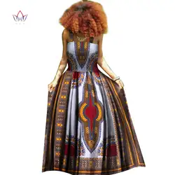 Африканский dashiki женские платья с открытыми плечами модный дизайн Дашики Базен riche длинное платье традиционные Большие размеры