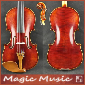 

50 Years Old Spruce! The Red Mendelssohn Violin 4/4 ca.1721 Stradivarius violin #2278, handmade oil varnish, Concerto level