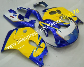 

Gsxr 600 750 96 97 98 99 00 fairing kit For GSX-R600 GSX-R750 yellow blue SRAD 1996-2000 Motorcycle Fairings