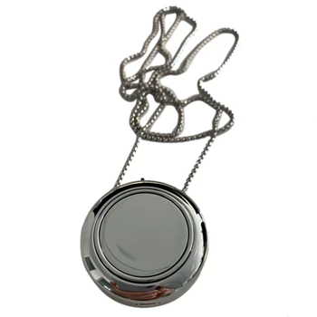 

Wearable Air Purifier USB Portable Personal Necklace Negative Ion Air Purifier Air Freshener Silver
