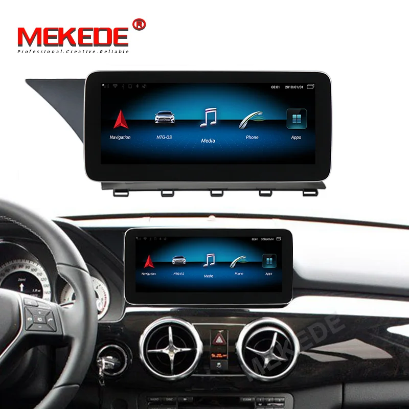MEKEDE 12 5 дюймов Автомобильный экран плеер для Benz GLK Class X204 2008 2015 с gps Навигатором