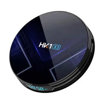 

10Pcs/lot Hk1 x3 Tv Box Lan Player Android 9.0 Amlogic S905x3 8K HD 1000M 4GB 32GB 64GB 128GB 5G