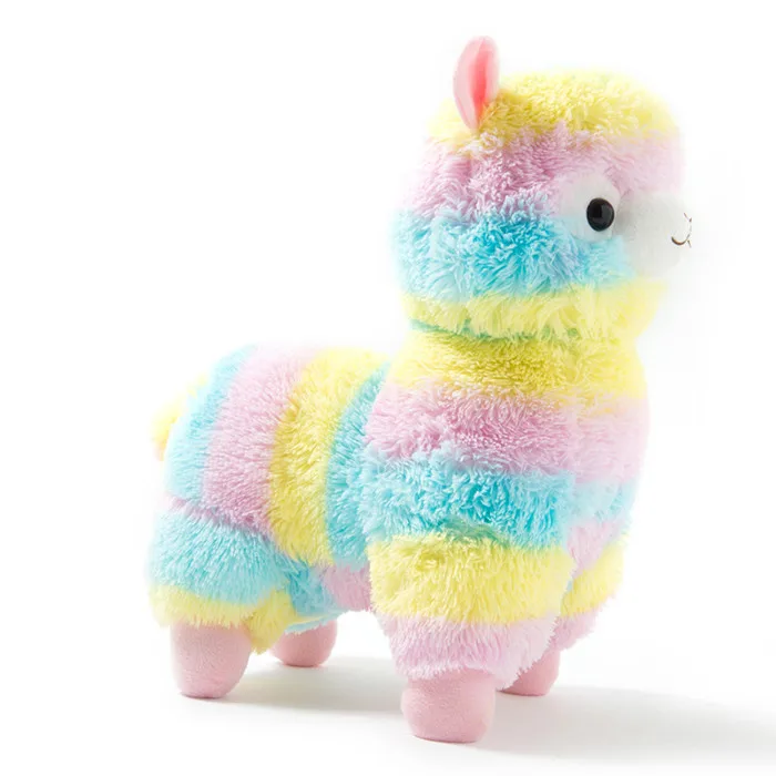 Rainbow Llama Stuffed Animal, Stuffed Llama Plush Toy