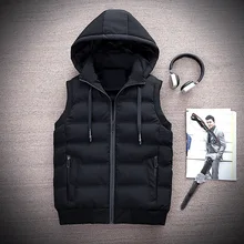 Жилет мужской зимний теплый пальто стиль AliExpress горячая распродажа мужской жилет топы