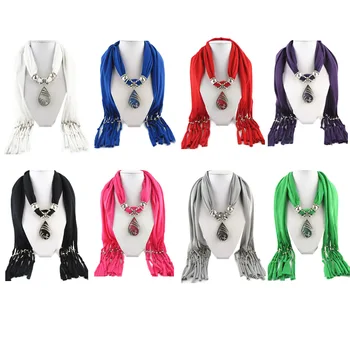 

Hijab Scarf Women Scarves Necklace Scarf Decorative Scarf Bead Muslim Fashion Shawls