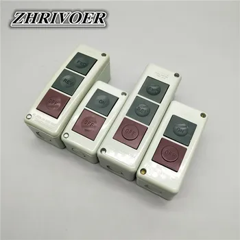 

PB-2/PB-3/BT-2/BT-3 on/Off Momentary Push button Switch AC 250V 3A for Motor Control Switch with Plastic Box