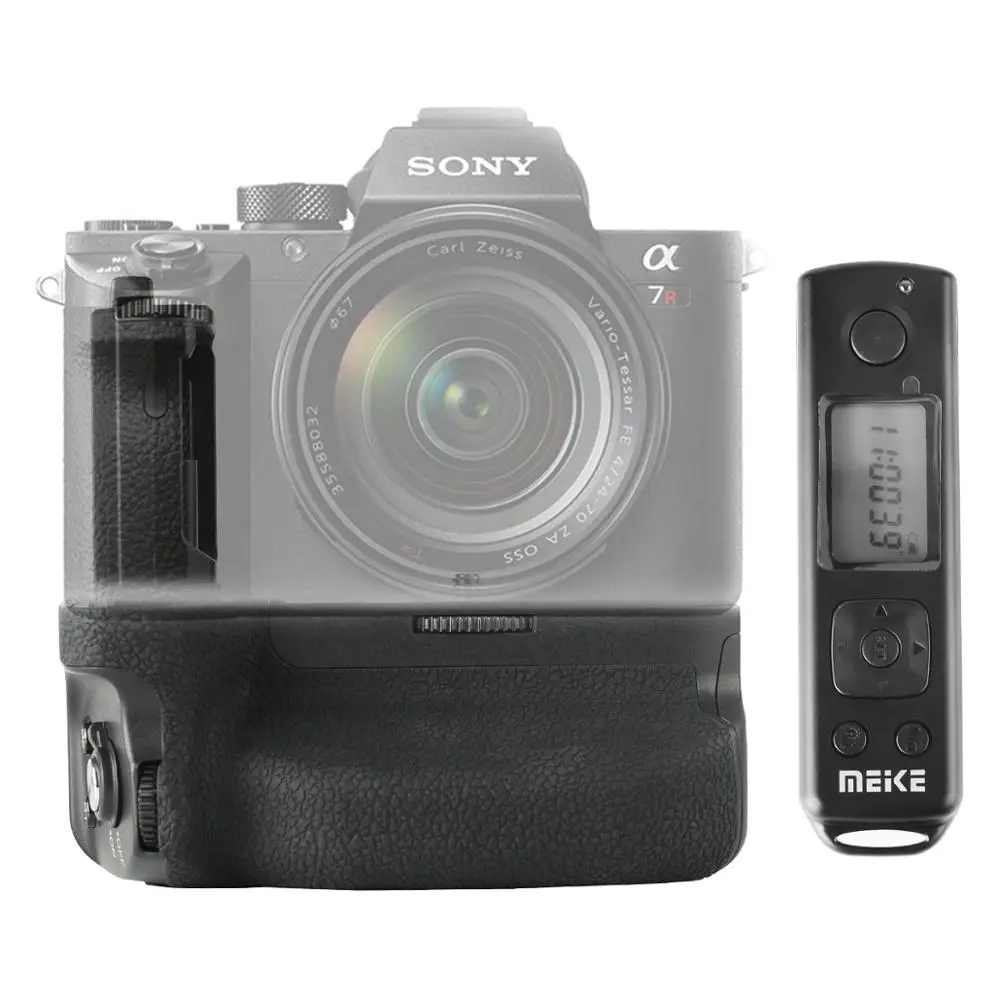 

Meike MK-A7R IV Pro с дистанционным управлением и функцией фотовспышки для камеры Sony A7RIV, A7IV, A9II + аккумулятор Caddy