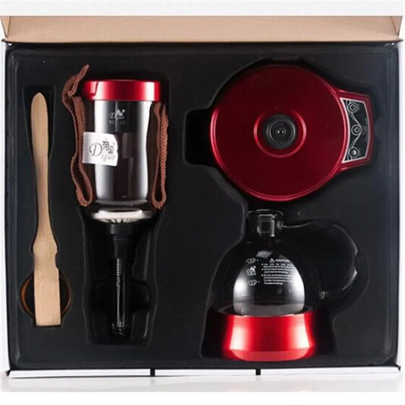 Coffee maker espresso maker Japanese style electric siphon 3 cups vacuum coffee machine brewer drip tea siphon glass pot filter