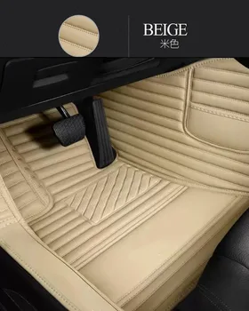 

Car floor mats with Logo/Brand Logo for Audi A3 A4 A5 A6 allroad A7 A8 A8L Q3 Q5 Q7 5D waterproof all weather carpet 5D Car floo