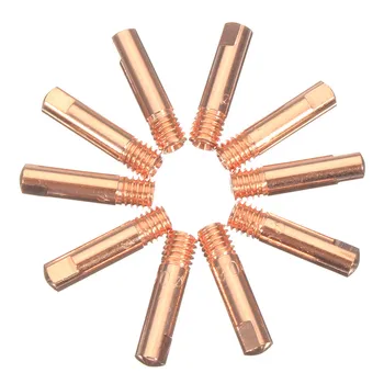 

New 13Pcs CO2 Mig Welding Torch Aircooled MB 15AK Contact Tip Holder Gas Nozzle 0.8mm Welder Shield Shroud Nozzle Tip Kit