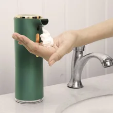 2021 nowy automatyczny elektryczny dozownik do mydła USB ładowanie z czujnikiem podczerwieni inteligentny odkażacz do rąk maszyna do kuchni łazienka tanie tanio CN (pochodzenie) Dozownik mydła w piance NONE Automatyczny dozownik mydła Soap Dispenser Dozowniki na mydło w płynie
