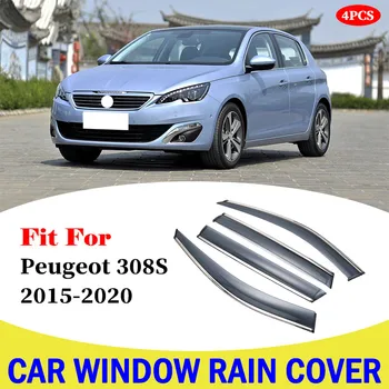 

Car Window Visor Door Rain Sun Shield Side Windows Cover Weather Shield Trim Accessories For Peugeot 308S 2015-2020
