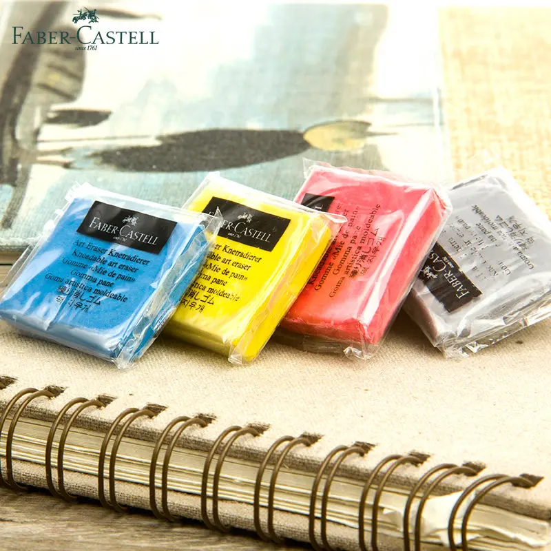 

Faber-Castell Plasticity Rubber Soft Eraser Wipe highlight Kneaded Rubber For Art Pianting Design Sketch Plasticine Stationery