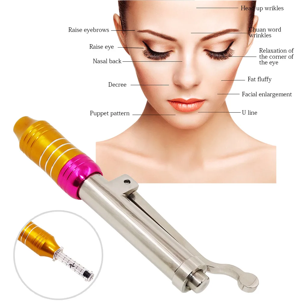 

Hyaluronic Beauty Sprayer Pen, Nebulizer Ampuole Hyaluron Injection Pen Face Skin Body Wrinkle Anti Aging Hyaluronic Acid gun