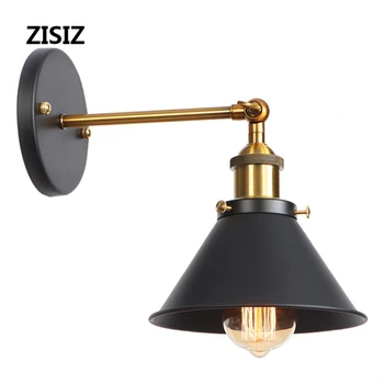 

RH Retro Loft Industrial Wall Lamp Vintage Swing Long Arm Wall Light Fixtures Edison Wall Sconce Appliques Murales Luminaire