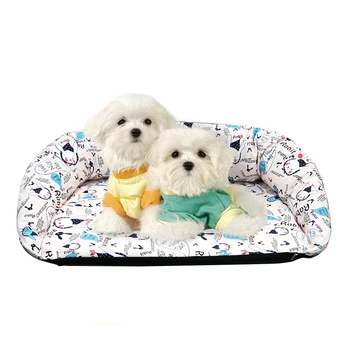 

Summer waterproof cool cat bed non-sticky dog bed fully removable washable cat pet Oxford cloth kennel dog bed