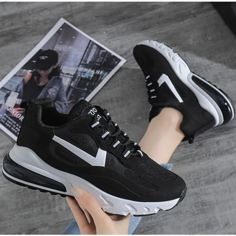 BJYL 2021 Autumn Woman New Casual Street Style Allmatch Cushion Sneakers Women Thicksoled Shoes Women Running Shoes