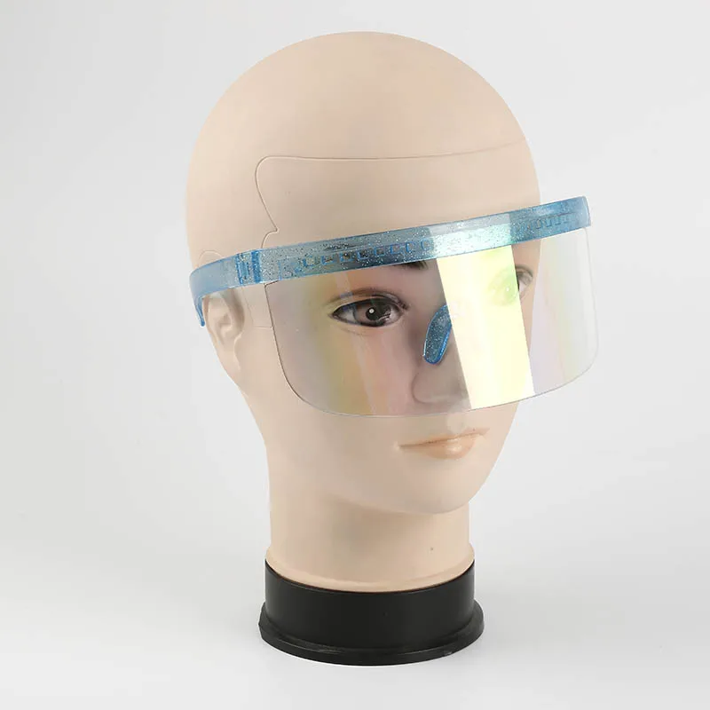 

1pc Anti-UV Mask Glasses Sunscreen Anti-voyeur Goggles Shield Mirror Half Face Shield Guard Bicycle Motorcycle Sun Glasses