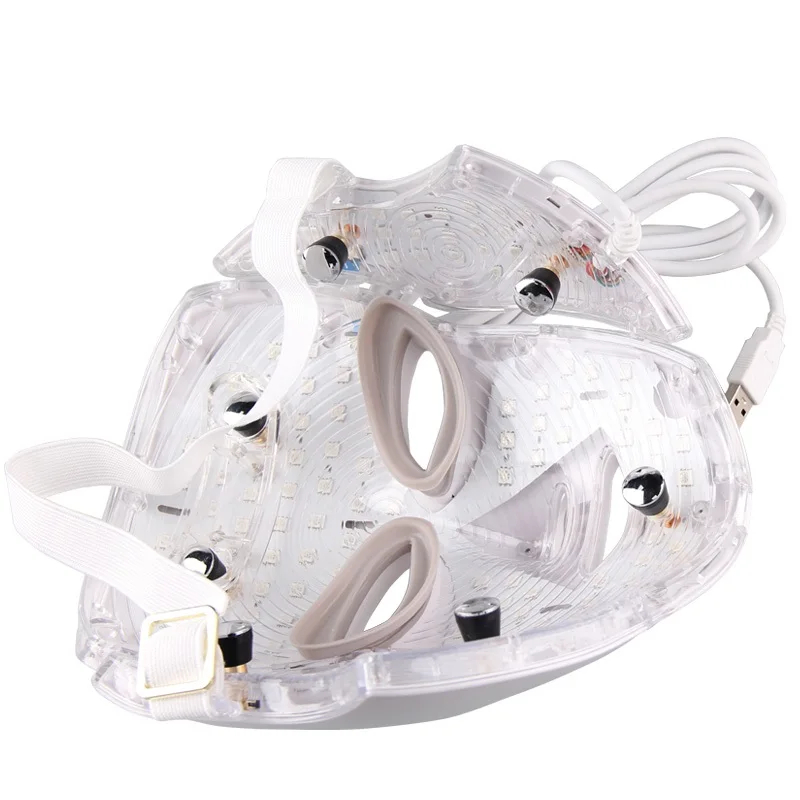  7 Colors LED Facial Mask Face Mask Machine Photon Therapy Light Therapy Acne Mask Neck Beauty LED M - 4000112821761