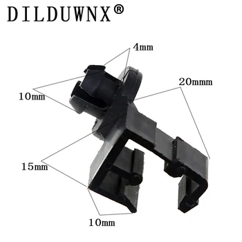 

DILDUWNX professional car repair clip car fastener clip 50 YT-492 diameter 10.5 mm black plastic car support rod clip