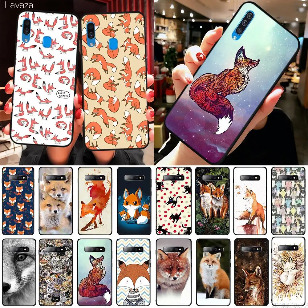 Animal More Cute Fox cat TPU Phone Cover for Samsung Galaxy Note 10 Plus A10s A20s A30s A40s A50s Soft Case | Мобильные телефоны и