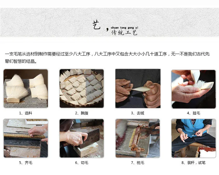 Langhao ti dou кисть для письма студентов кисть для письма бамбуковая каллиграфия класс традиционная китайская живопись Fill Co