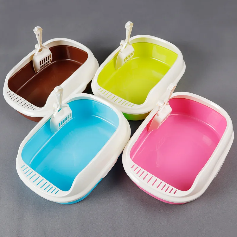 

Toilet Bedpan Cat Litter Box Cat Dog Tray Toilet Supply Teddy Anti-Splash Pet Dog Toilette Puppy Indoor Home Plastic Sandbox Cat