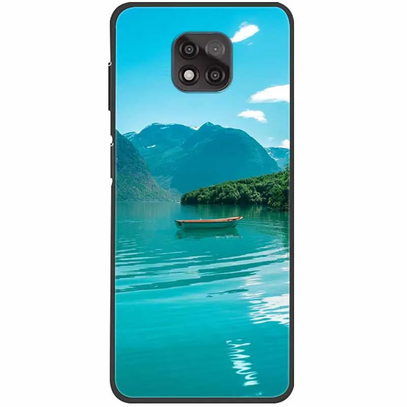 Butterfly Silicone Soft Phone Cover and Protector for Moto G Power and Play