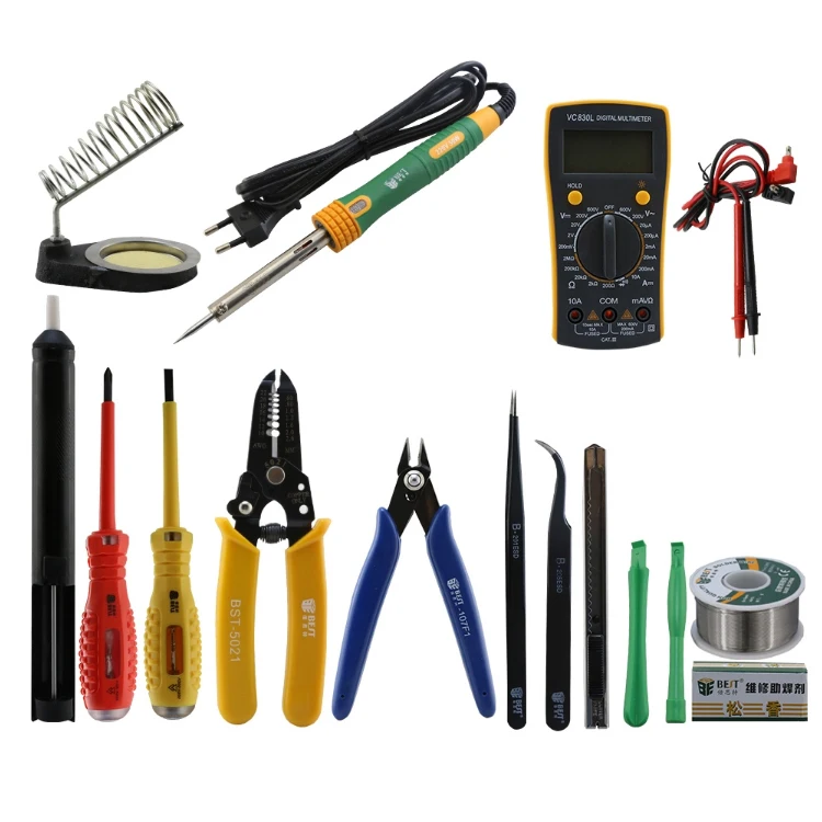 

BST-113 NEW Design Computer Repair Tool Bag 16pcs in 1 Match Freely Cellphone Laptop Household Appliance Repairing Tool Set Kit