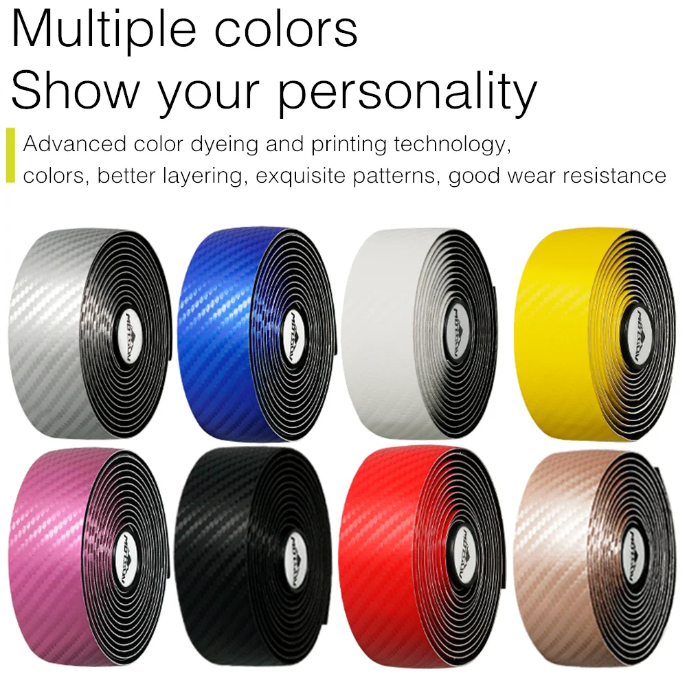 MOTSUV Bike Handlebar Tape Anti-slip Soft PU EVA Cycling Wrap End Plug Bike Accessories 215 cm Length Bicycle Hand Bar Tape bike handlebar tape