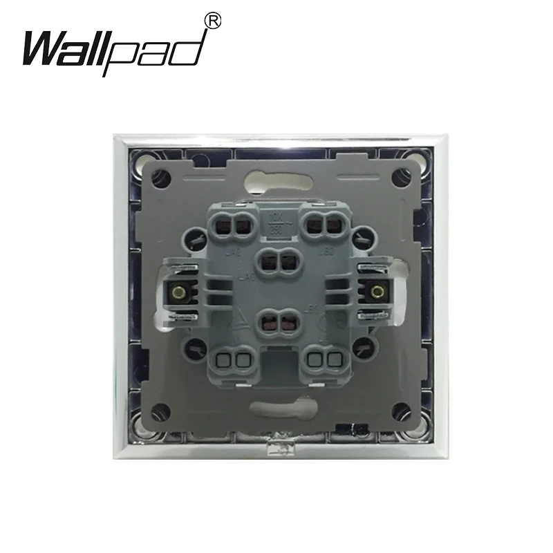 Переключатель для штор Wallpad 110 250 В белая пластиковая панель Европейский стандарт