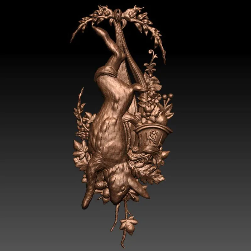 3D STL модель для ЧПУ маршрутизатор принтер Artcam Aspire Bas рельеф Декор Птица домашнее