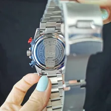 LIGE-reloj analógico de acero inoxidable para hombre, nuevo accesorio de pulsera de cuarzo resistente al agua con cronógrafo, complemento Masculino deportivo de marca de lujo con esfera luminosa