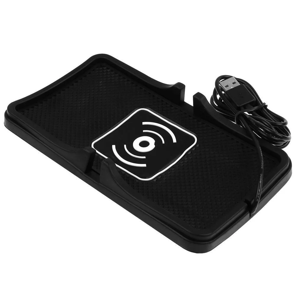 

Power Supply Mount Universal Adapter Charger Holder Non-Slip Pad Car Bracket Wireless Mat