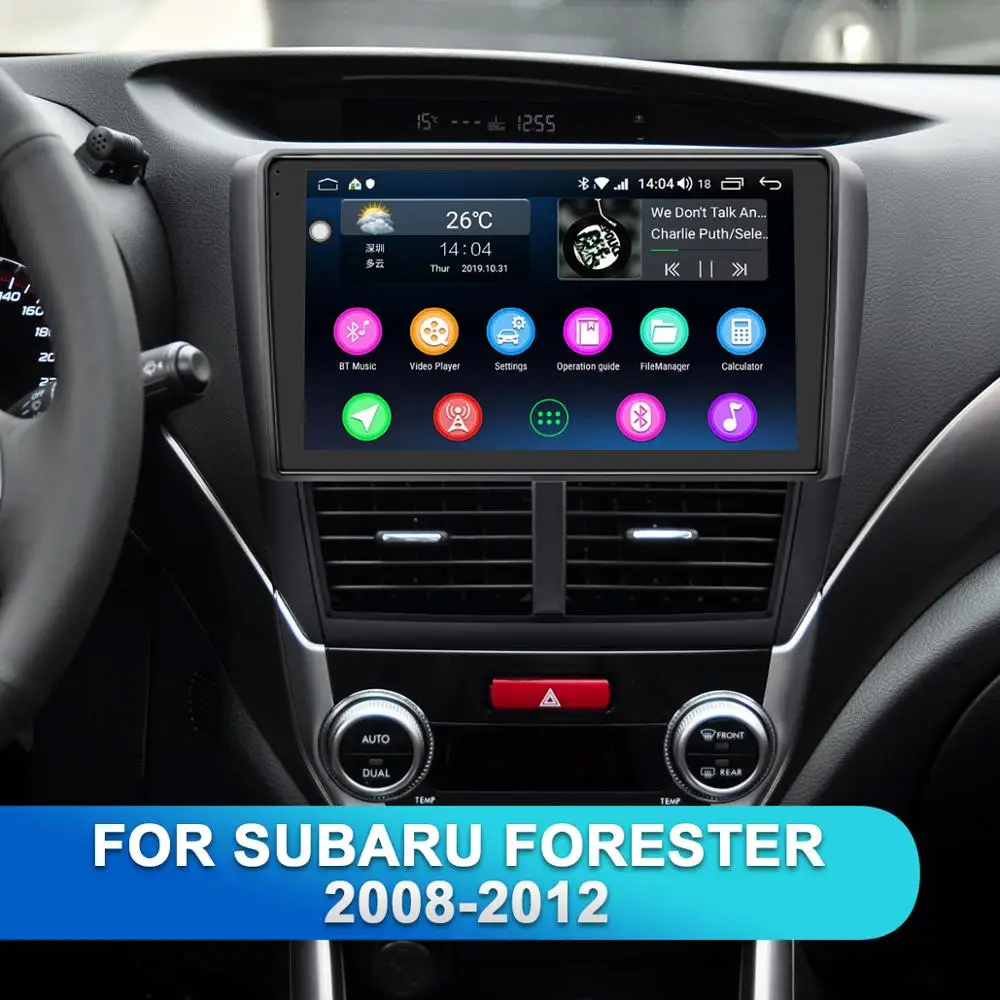 " Android Автомагнитола Стерео gps головное устройство для Subaru Forester 2008 2009 2010 2011 2012 Мультимедиа dvd-плеер wifi 4G DSP Carplay
