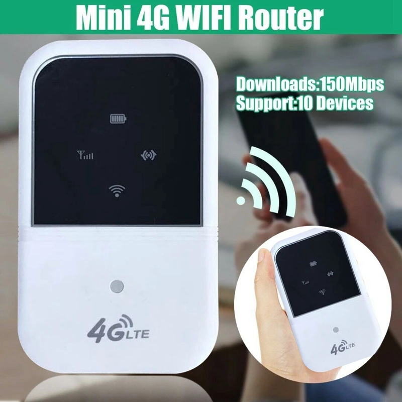 Di Động Router 4G LTE Wifi Hotspot 150Mbps Mở Khóa Di Động Modem Hỗ Trợ 10 Người Dùng Cho Xe Hơi Nhà Du Lịch B1 b3 wifi signal booster