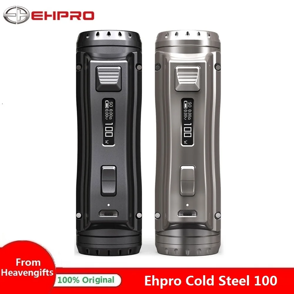 120W Ehpro Cold Steel 100 Box MOD w/ 0.0018S Ultrafast Firing Speed Power by 18650/20700/21700 battery vs Drag 2 Mod/ Punk 86W