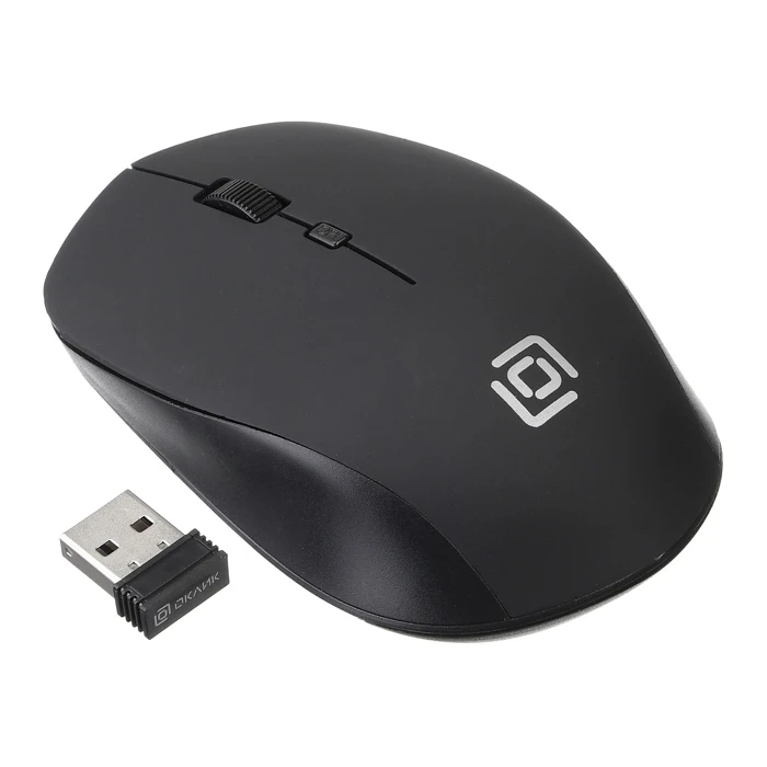 Мышь Oklick 565MW matt черный оптическая(1600dpi) беспроводная USB(3but