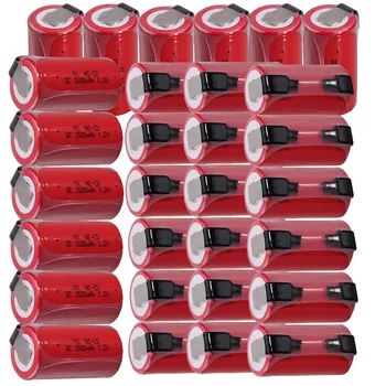 

30 pcs SC 1500mah 1.2v battery NICD rechargeable batteries for makita bosch B&D Hitachi metabo dewalt for power tools
