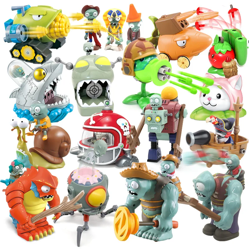 thumbnail image 2 of 1 pieza nueva PLANTAS VS ZOMBIES PVZ Pea Shooter Boss figura de acción modelo muñecas de juguete Shooting Dave Allstar juguete niños regalos para niños, 2 of 5