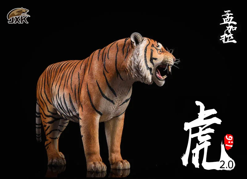 41 см 1/6 фигурка сцены аксессуары Panthera Tigris Бенгальский Тигр JXK020 ревущий Тигр статуя животного модель для 12 ''фигурка