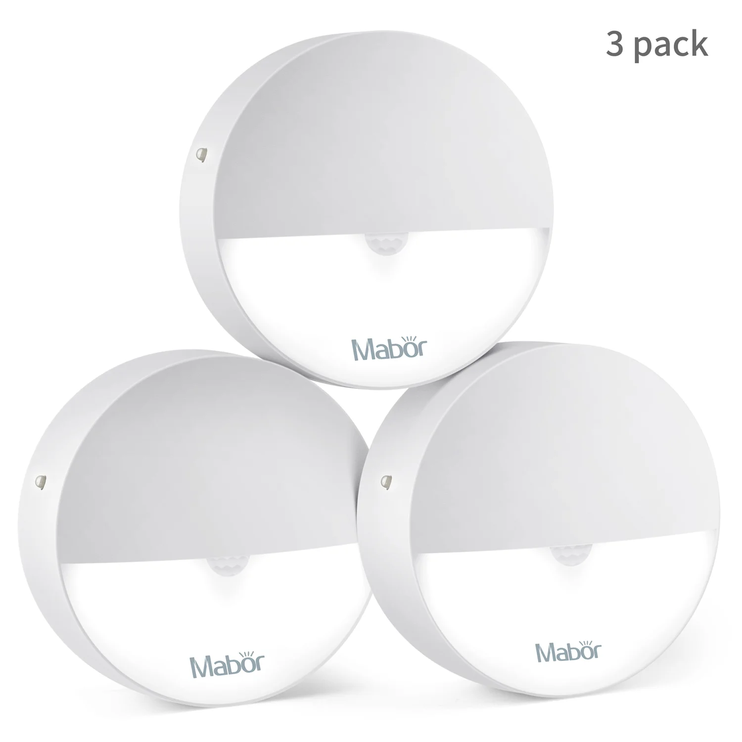

3pcs Night Light Motion Sensor Control Nightlight Lamp Wall Lighting Home Decor LED Lamp for Stair Baby Wardrobe Lighting Child