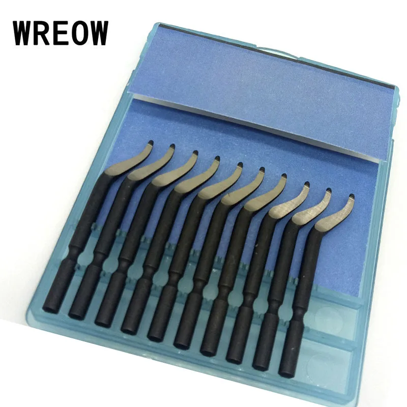 

11pcs HSS Rotary Deburr Tools Set Resistant To Wear Deburring BS1010 Blades With A Handle Resistant To Wear For Metal Plastic
