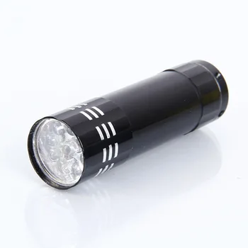 

Flashlight Pocket Mini Flashlight Aluminum Flashlight Nine Lights Torch 9LED