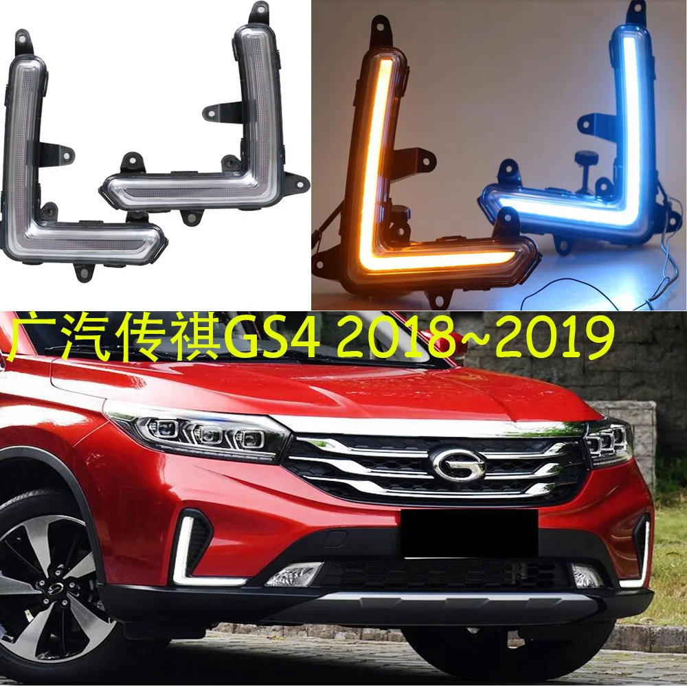 Год автомобильный бампер для Trumpchi GS4 Дневной светильник автомобильные аксессуары светодиодный DRL головной светильник для Trumpchi GS4 противотуманный светильник