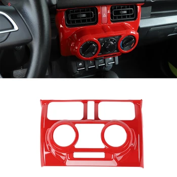 

Air Conditioning Control Panel for Suzuki Jimny 2019+ Car Interior Accessories ABS Red Silver Car Styling Decoration Stickers
