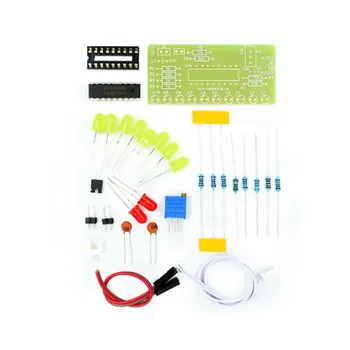 

Taidacent LM3915 10 Segment LED Sound Audio Spectrum Analyzer Level Indicator Kit DIY Electoronics Soldering Practice Set