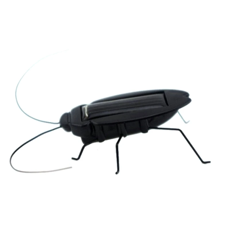 Горячая Солнечная Таракан Grasshopper энергия солнечной батареи насекомое новые смешные игрушки Мини Зеленые роботы новые приколы игрушки