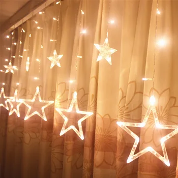 

Five-pointed Star String Lights Flashing Light Room Decoration Romantic Bedroom Stars Online Celebrity INS GIRL'S Heart